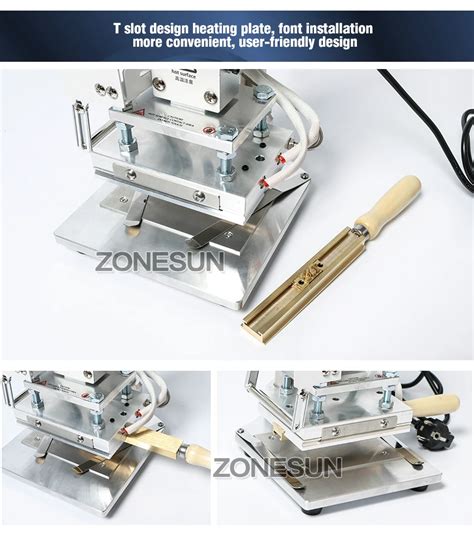 ZONESUN ZS 100B 10x13cm Dual Use Hot Foil Stamping Machine
