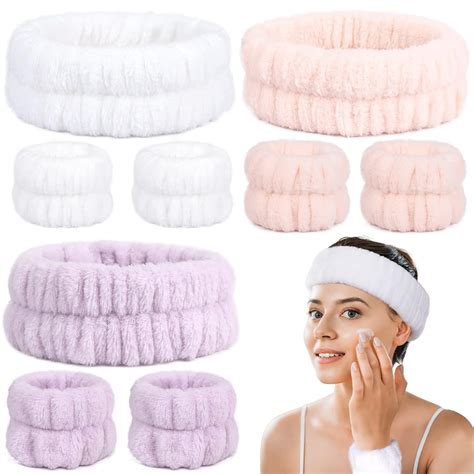 Amazon Pcs Spa Microfiber Headband And Wristband Set For Women