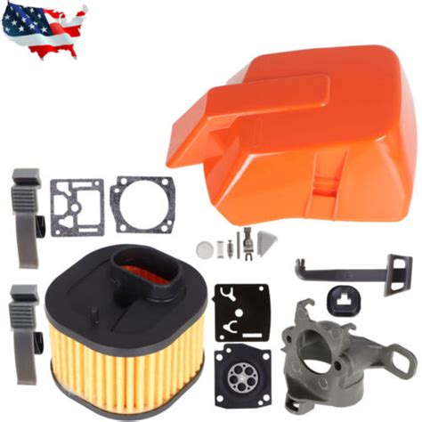 Chainsaws Air Filter Cover Carb Kit For Husqvarna 365 371 372 372xp 362 Ebay