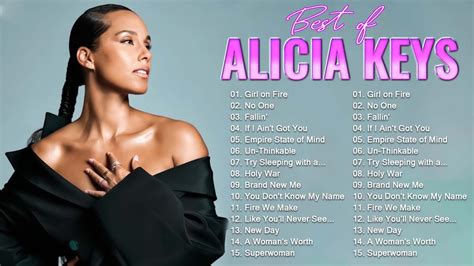 Best Songs Of Alicia Keys Alicia Keys Greatest Hits Full Album