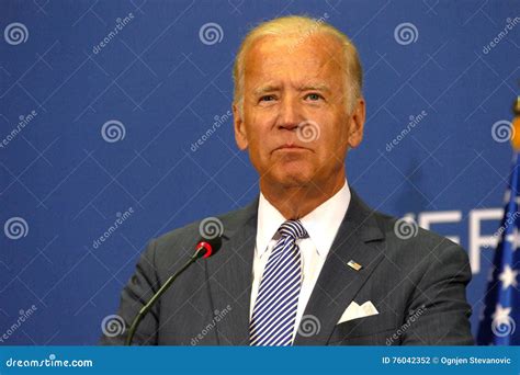 US Vice President Joseph Joe Biden and Serbian PM Aleksandar Vucic Editorial Photography - Image ...