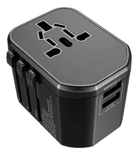 Adaptador Corriente Cargador Universal Puertos Vidvie W Cuotas