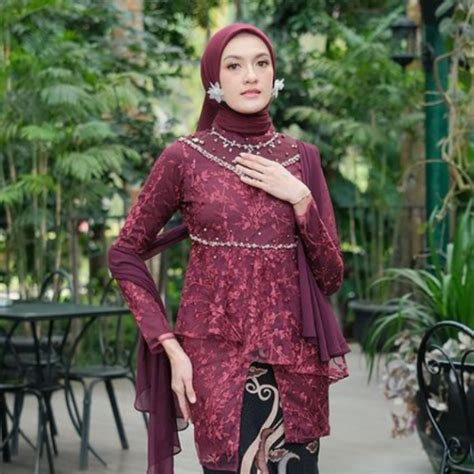 Jual Batik Kebaya Couple Modern Kaluna Kebaya Wisuda Set Tunik Lamaran