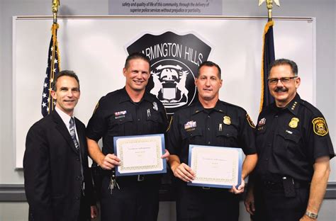 Two Farmington Hills Police Officers Earn Promotions | Farmington, MI Patch