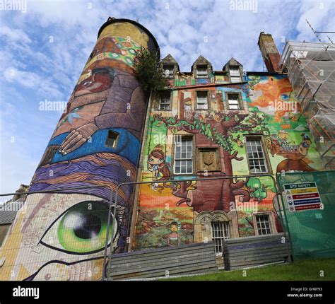 Kelburn castle graffiti project hi-res stock photography and images - Alamy