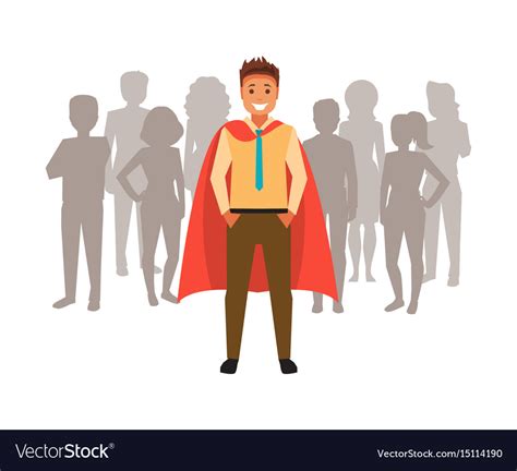 Young leader Royalty Free Vector Image - VectorStock