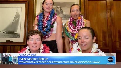 All-female team breaks world record by rowing from California to Hawaii ...