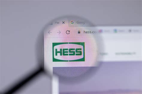 Hess Corporation logo editorial image. Image of propane - 122205370