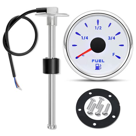 Artilaura Fuel Sending Unit And Gauge Kit Boat Marine Fuel Sender 240 33ohms 14