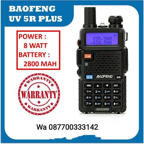 Jual Asli HT Baofeng Uv 5R 8watt Dual Band Di Lapak Poniman Bukalapak