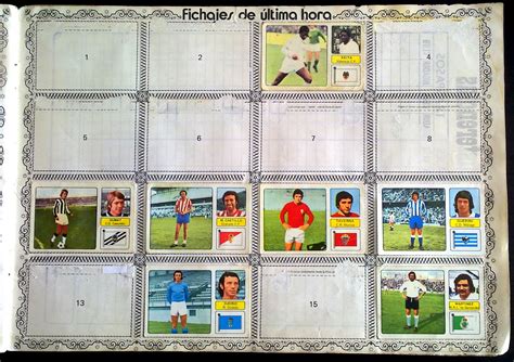 Mis Cromos de Fútbol ALBUM INCOMPLETO CAMPEONATO DE LIGA 73 74 FHER