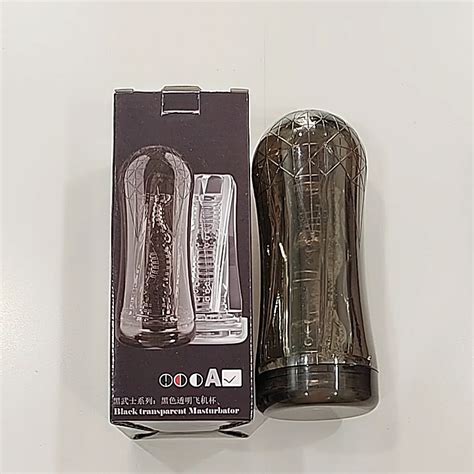 Portable Transparent Tpe Vagina Textured Pocket Pussy Male Masturbation Devices Manual Sucking