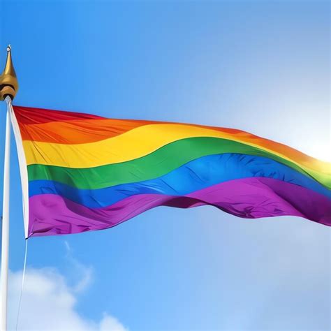 Premium Photo Pride Flag Rainbow Colours Lgbtq Support