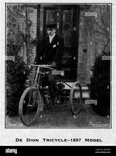 Gentleman with De Dion-Bouton Tricycle (1897 Stock Photo - Alamy