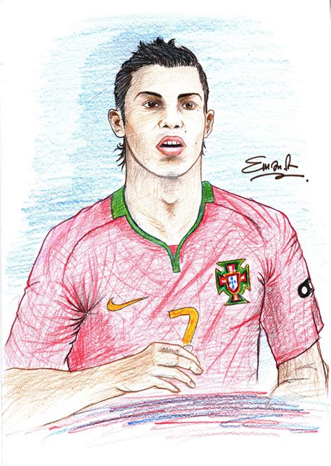 Color Pencil Drawing CR7 by emrochs on DeviantArt