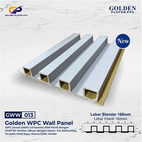 Jual Wpc Panel Panel Dinding Wpc Golden Tangerang Golden Roof Polymer