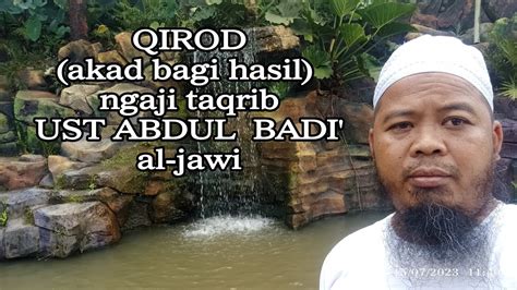 QIROD Akad Bagi Hasil Ngaji Taqrib Oleh Aljawiustadabdulbadi4144