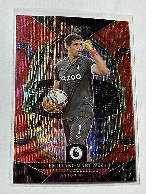 Panini Select Premier League Terrace Red Wave Prizm Emiliano