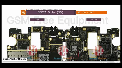 Nokia 51 Plus X5 Display Lcd Light Problem Repair All Supply Jumper