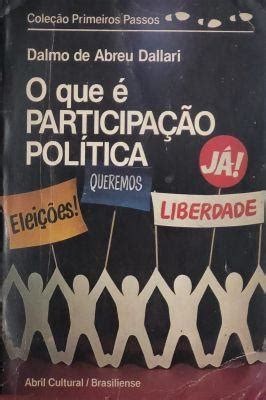 O Que É Participação Política Coleção Primeiros Passos 2 Leu Vendeu