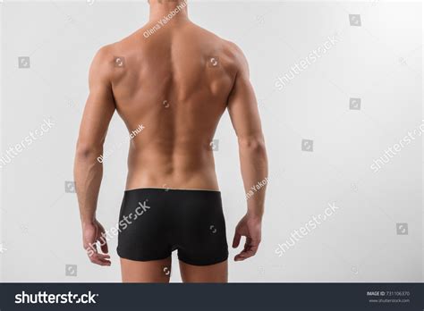 Rear View Attractive Naked Guy Stock Photo Shutterstock