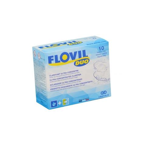 Clarifiant Ultra Concentré FLOVIL DUO boite de 10 FERRE PISCINES