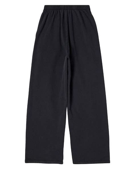 Balenciaga Sporty B Baggy Sweatpants In Blue For Men Lyst