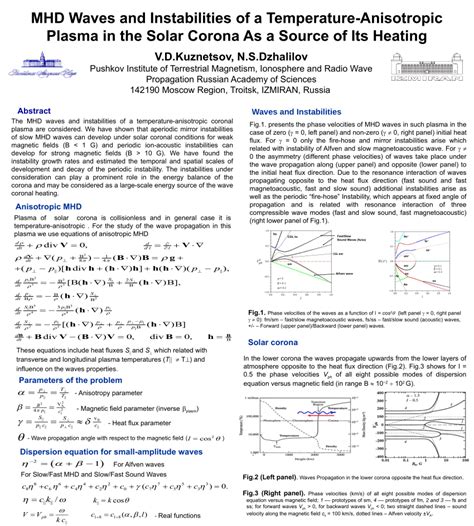 PDF MHD Waves And Instabilities Of A Temperature Anisotropic Plasma