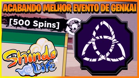 ÚLTIMAS HORAS DO EVENTO DE GENKAIS NO SHINDO LIFE YouTube