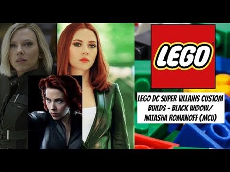 LEGO DC Super Villains Custom Builds Black Widow Natasha Romanoff