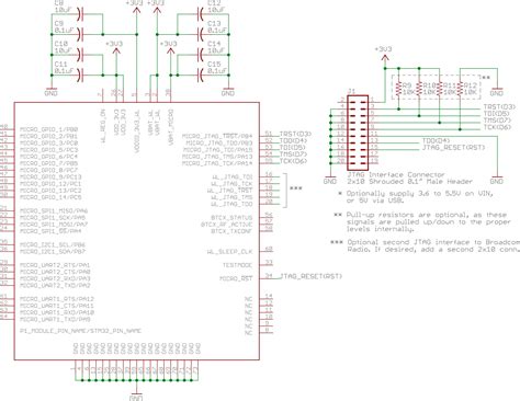 Схема подключения jtag