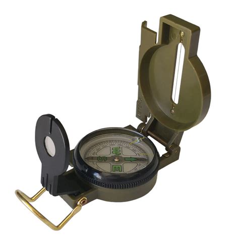 Compass Outdoorsurvival Hiking Camping Mini Army Pocket Lens Lensatic Military Ebay