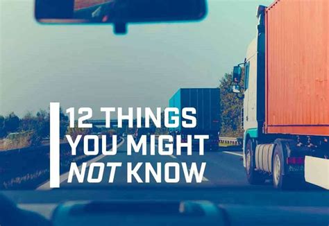 Truck Driver Facts Top 12 Things You Might Not Know Kopf Logistics Group