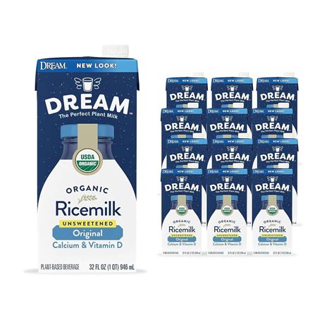 Dream Blendsrice Dream Organic Rice Milk Drink Unsweetened Original