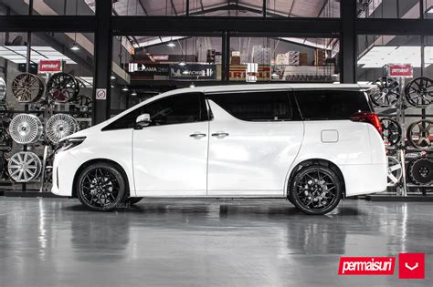 toyota alphard hybrid forged series hf  vossen wheels