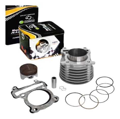 Kit Cilindro Completo Bws Repotenciado A Cc Mapache Moto