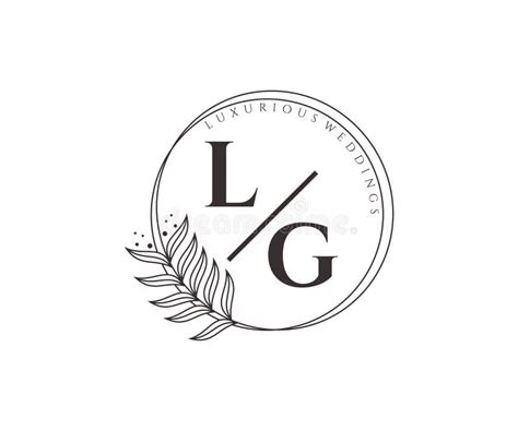 Lg Siglas Letra Bodas Logos De Monograma Plantilla Plantillas Modernas