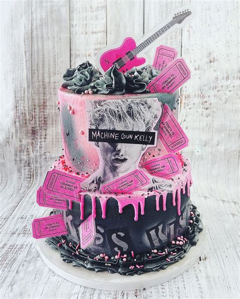 MGK cake | Pretty birthday cakes, Beautiful birthday cakes, 15th ...