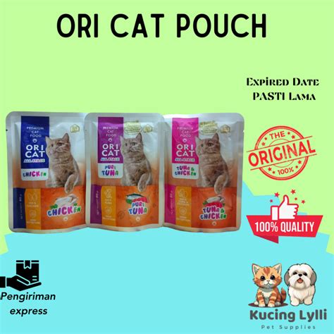 Jual ORI Cat Pouch 80 Gr Makanan Kucing Basah Makanan Basah Kucing Ori