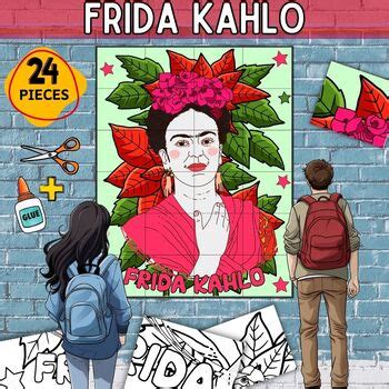 Frida Kahlo Collaborative Poster Hispanic Heritage Women S History