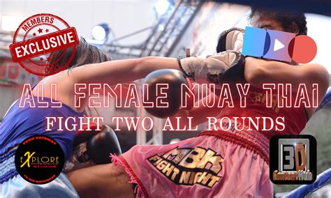 All Female Muay Thai Fight Two All Rounds Jillvr