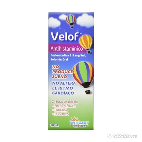 Velof Jarabe 25mg5ml X 60ml Farmacias De Occidente