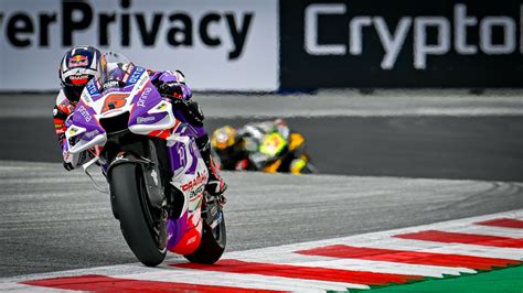 Motogp Zarco P Top Separated By A Second In Fp At Red Bull Ring