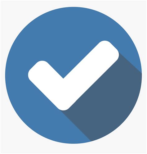 Blue Tick Icon Success Icon Png Transparent Png Transparent Png