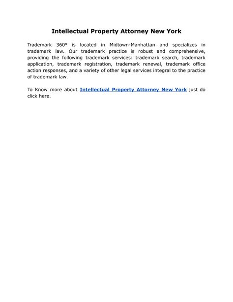 Ppt Intellectual Property Attorney New York Powerpoint Presentation