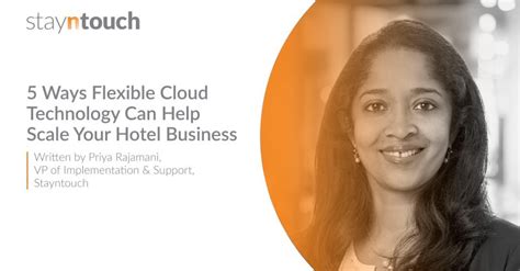 Mark Beehan On Linkedin 5 Ways Flexible Cloud Technology Can Help Scale Your Hotel Business By