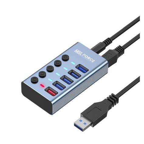 Active Hub Usb Ports With Switches And Power Supply Kamami On