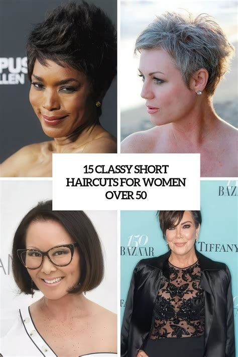 15 Classy Short Haircuts For Women Over 50 Styleoholic