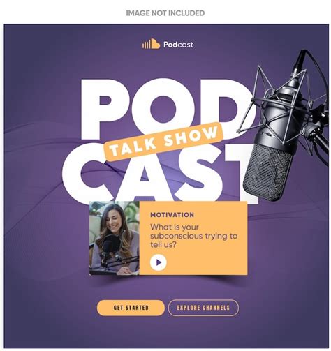 Premium Psd Psd Podcast Talk Show Instagram Post Design Or Poster