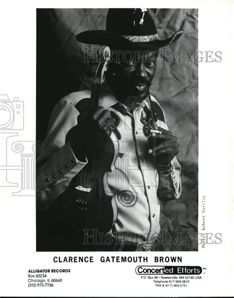 1994 Press Photo Clarence Gatemouth Brown Blues Musician Guitarist C